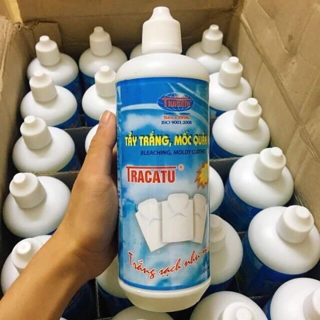 Tẩy mốc, tẩy trắng quần áo tracatu chai to 500ml