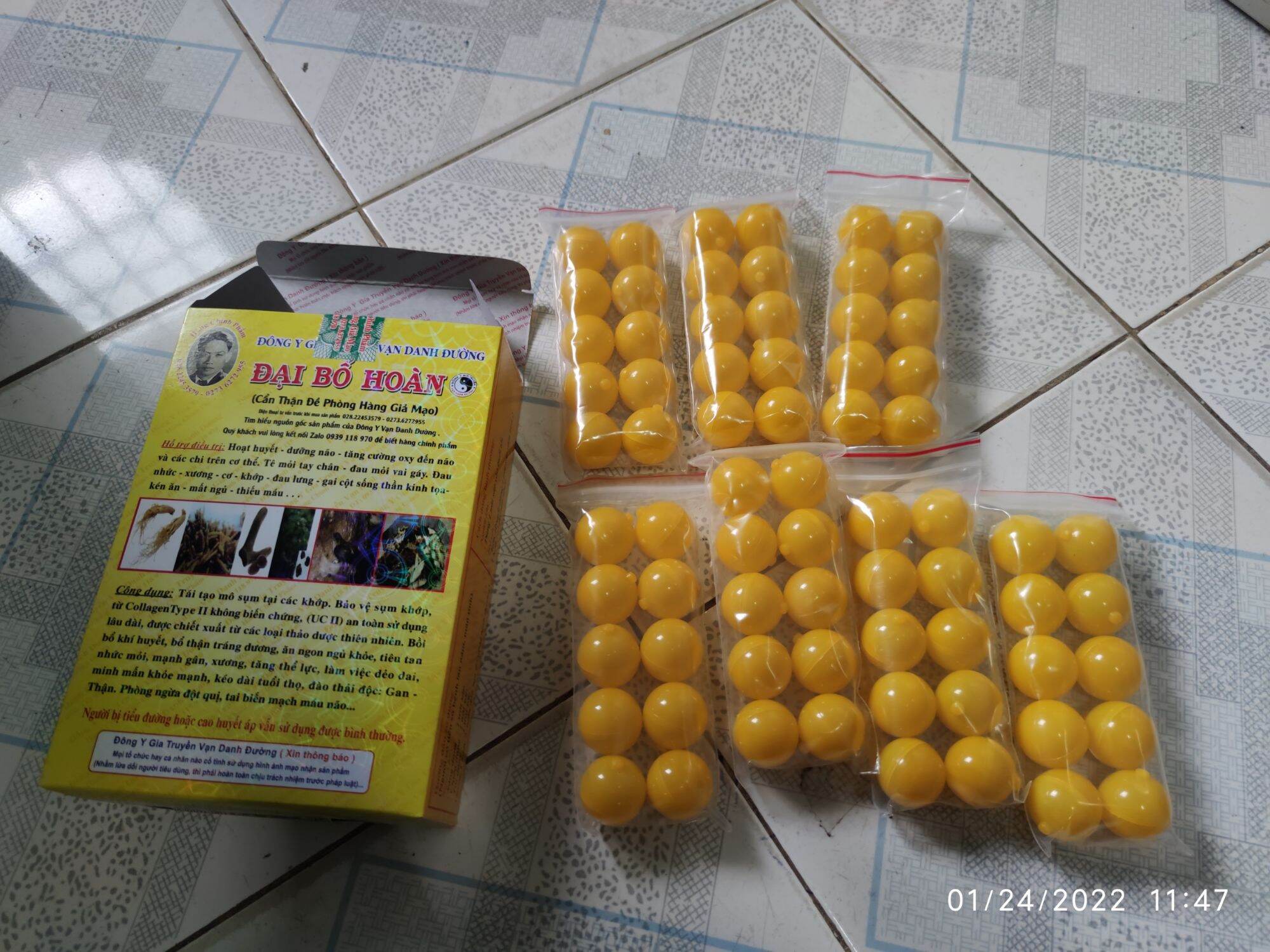 đại bổ vạn danh đường 70 viên sáp