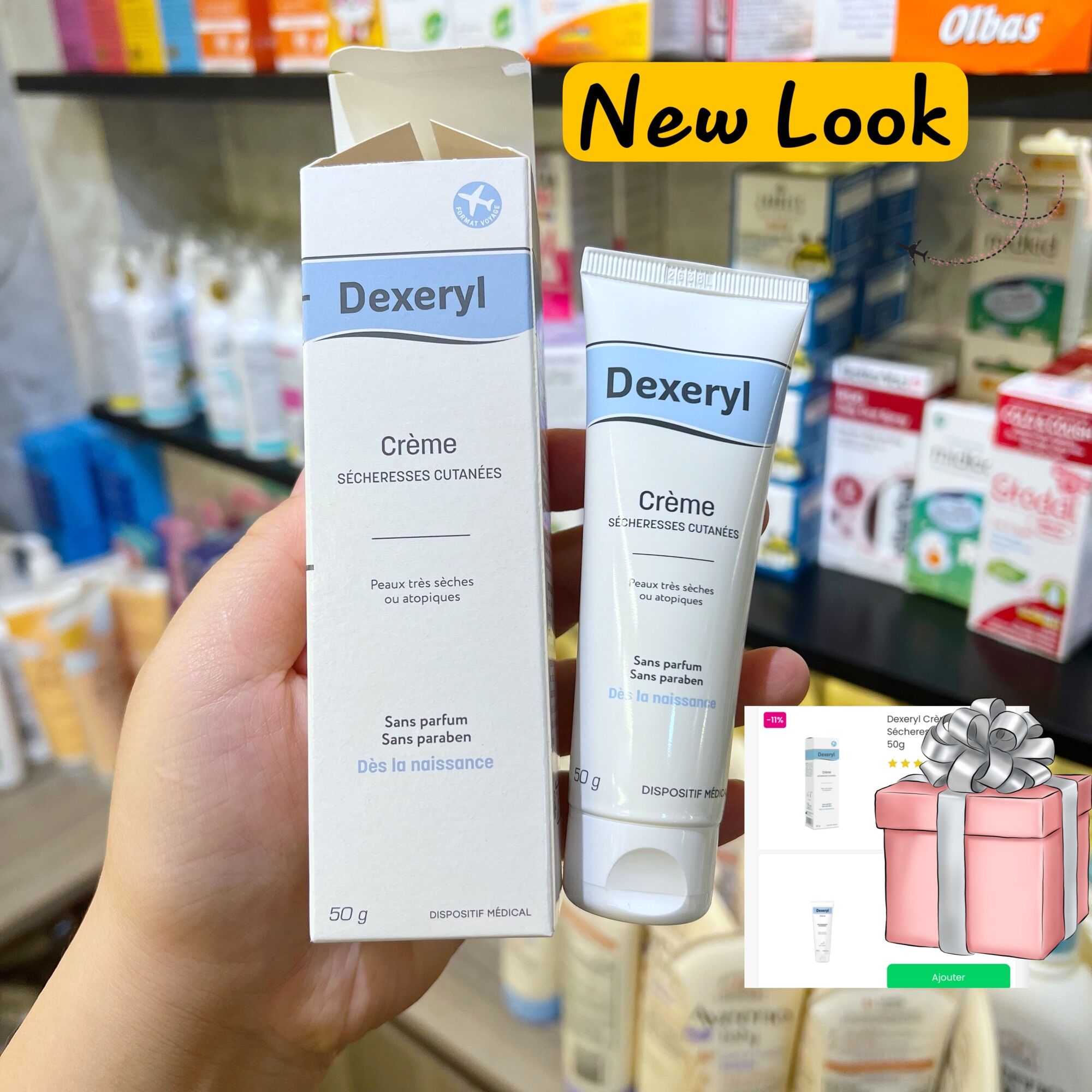 Kem dưỡng chống nẻ, chàm Dexeryl Pháp