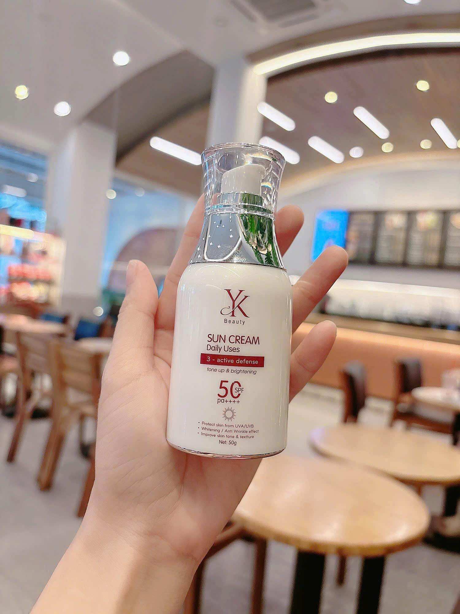 KEM CHỐNG NẮNG CAO CẤP - YK Beauty