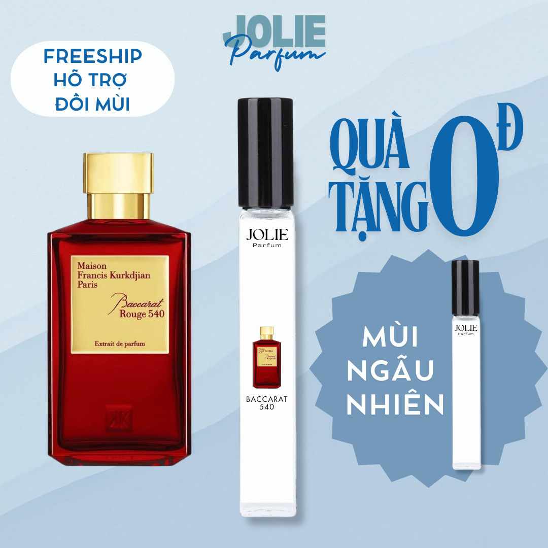 Nước hoa chiết 10ml Baccarat Rouge 540 - Jolie Parfum