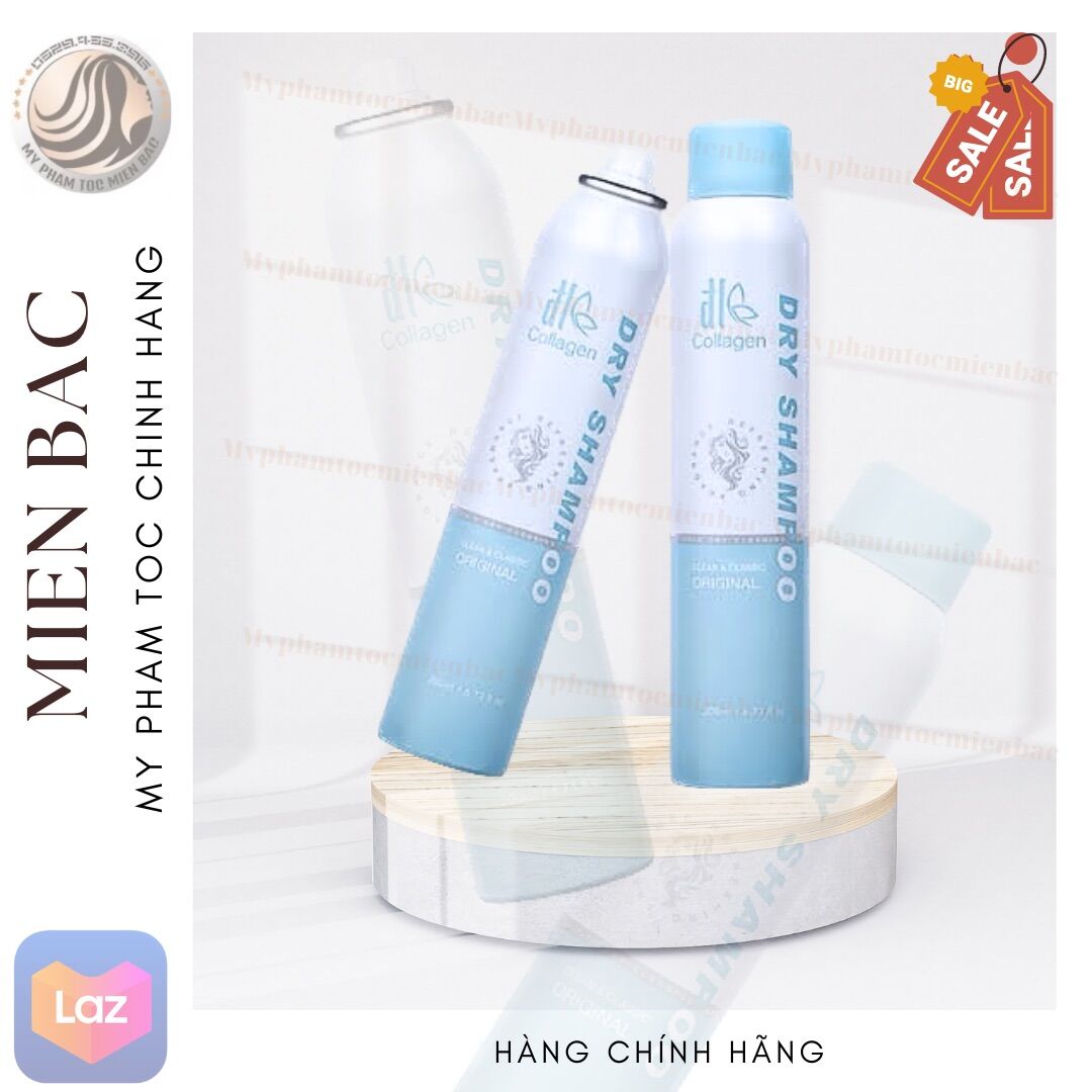 Dầu gội khô collagen đl dry shampoo 200ml