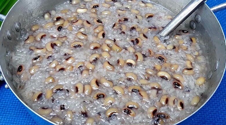 Đậu trắng bi ( đậu trắng mắt cua) - bịch 500g