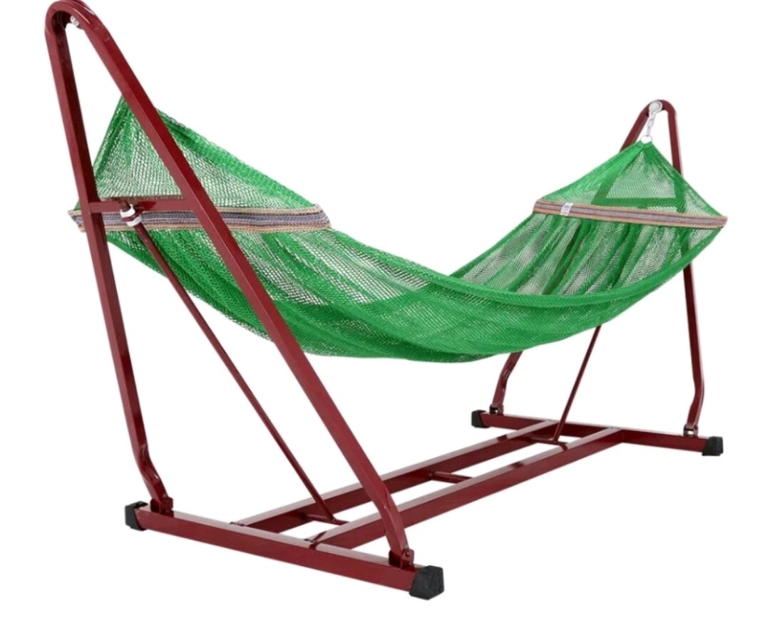 [HCM]Khung võng sắt sơn chân vuông kèm võng siêu rê