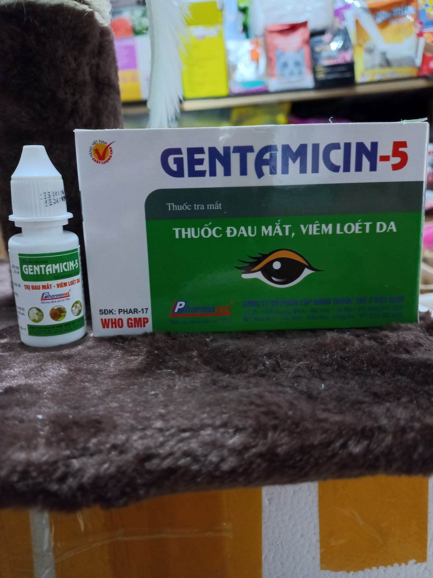 Nhỏ mắt gentamicin 5ml