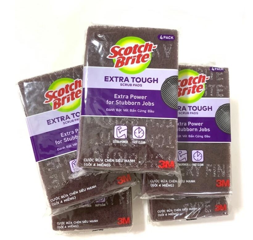 Gói 4 Miếng Cước Cọ Nồi Thương Hiệu Mỹ