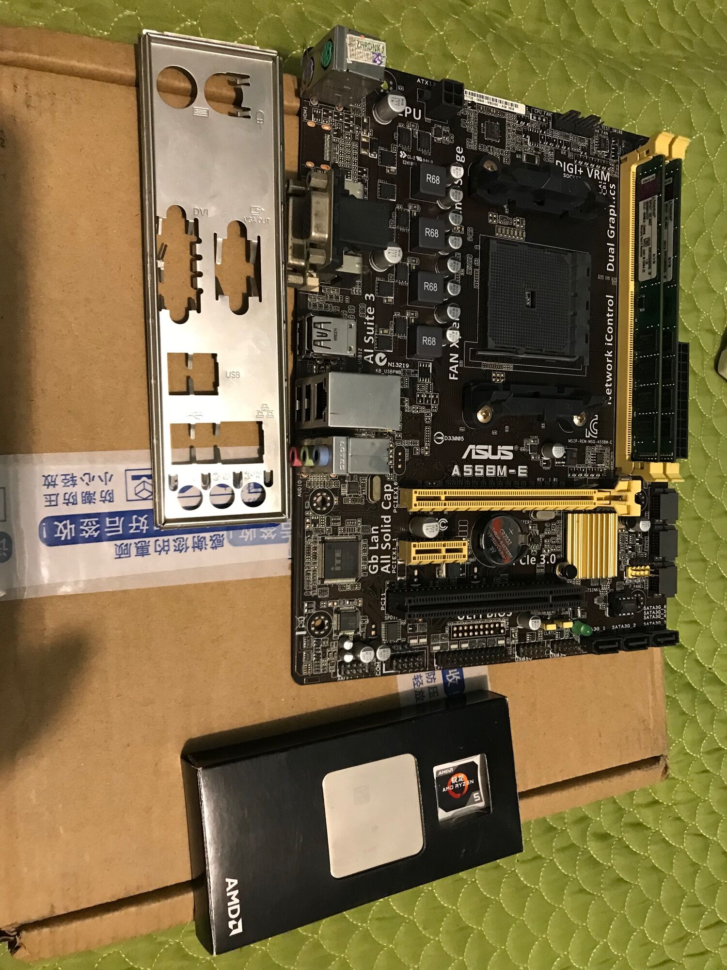 Main asus A55BM-E socket FM2,FM2+ hàng chính hãng bảo hành 6th