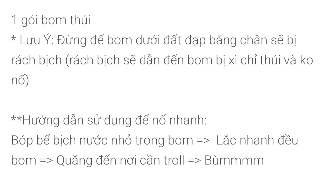 10 CÁI BOM THỐI CHẤT LƯỢNG