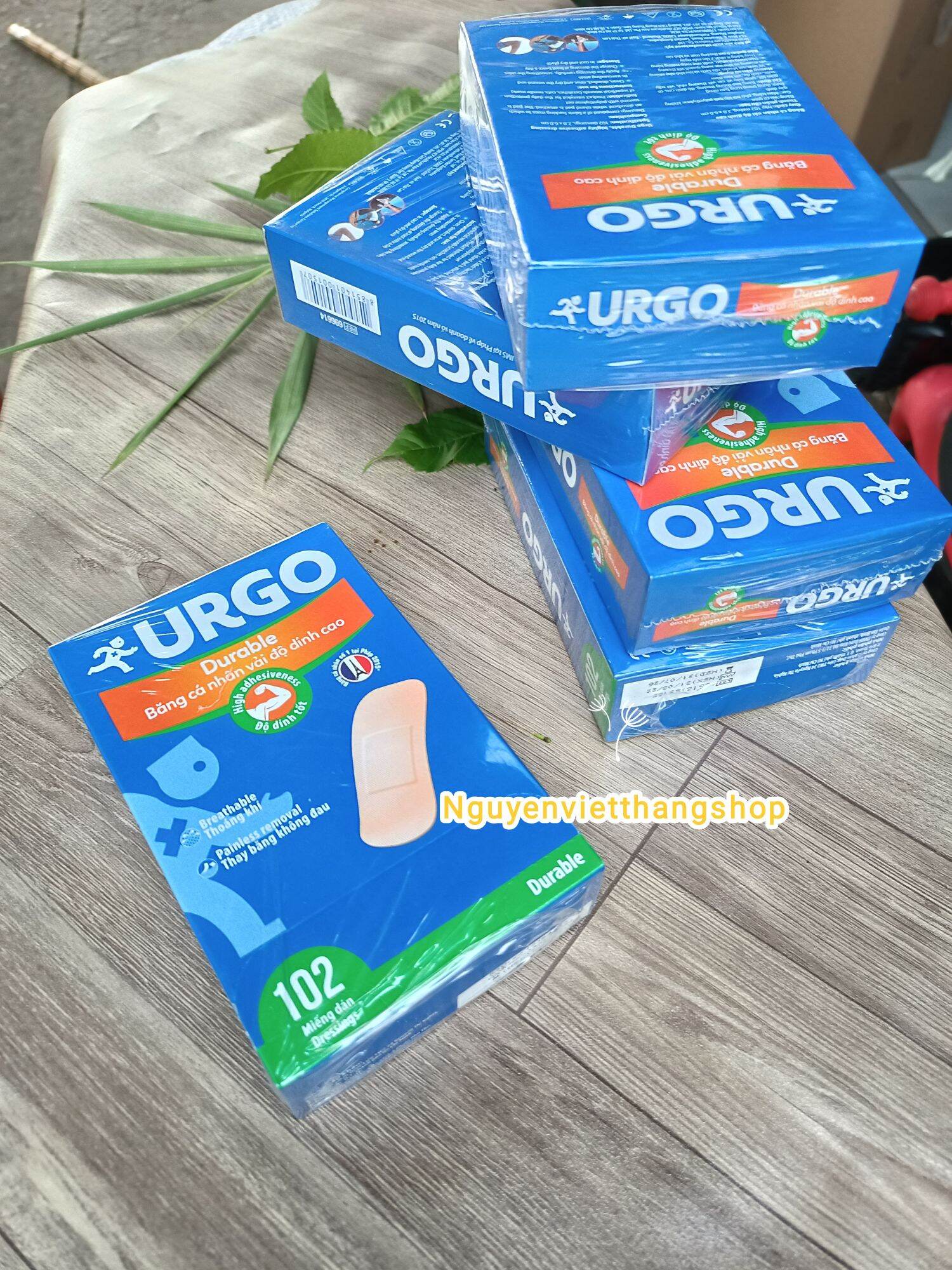 Hộp băng cá nhân URGO có độ dính cao