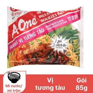 Thùng 15/30 gói mì trộn a-one tương tàu gói 85g 26525