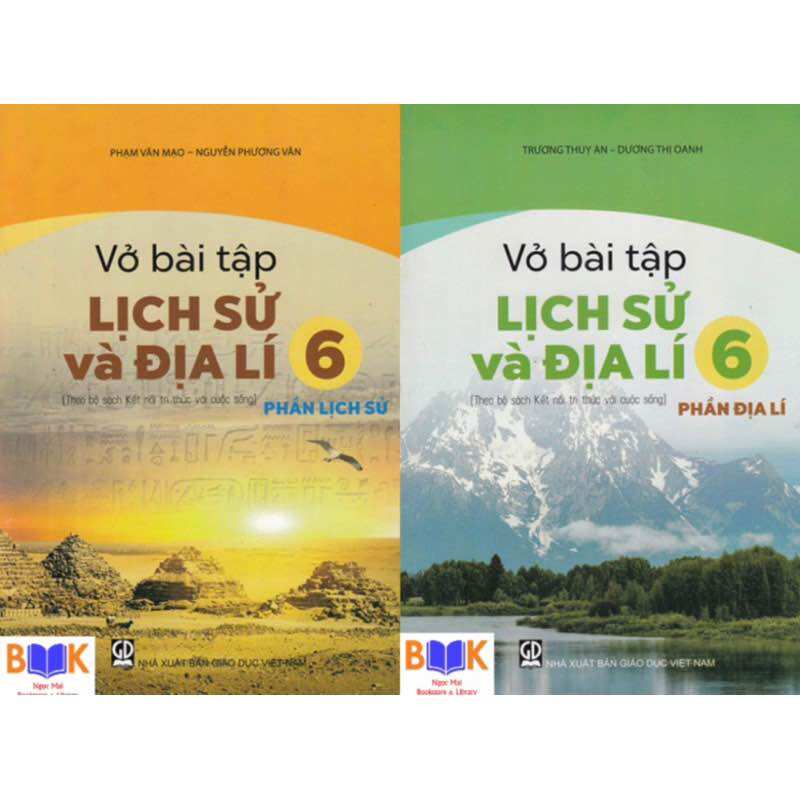 Sách -vở bài tập lịch sử và địa lí 6-phần địa lí+lịch sử