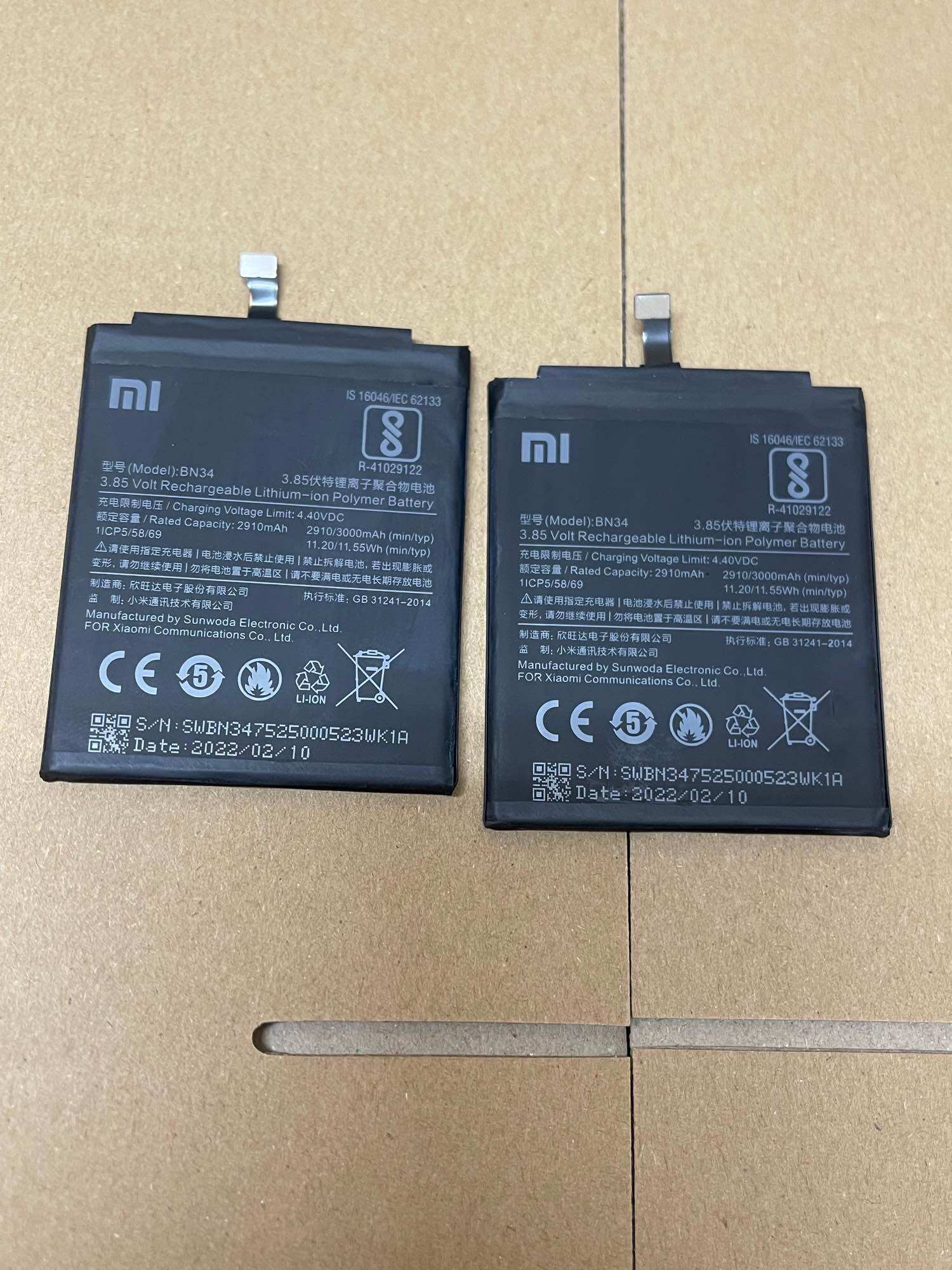 Pin xiaomi redmi 5a