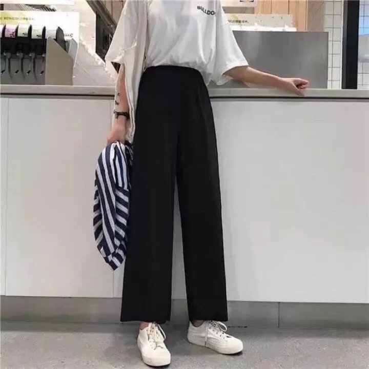 Quần Ống Suông trơn hottrend