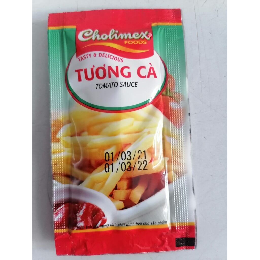 100 gói tương cà ( cholimex )gói nhỏ 10g