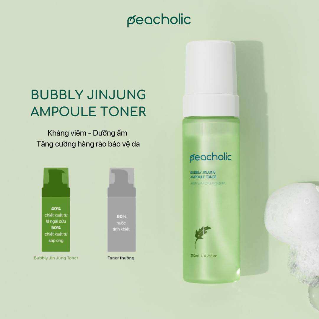 TONER NGẢI CỨU PEACHOLIC HÀN QUỐC