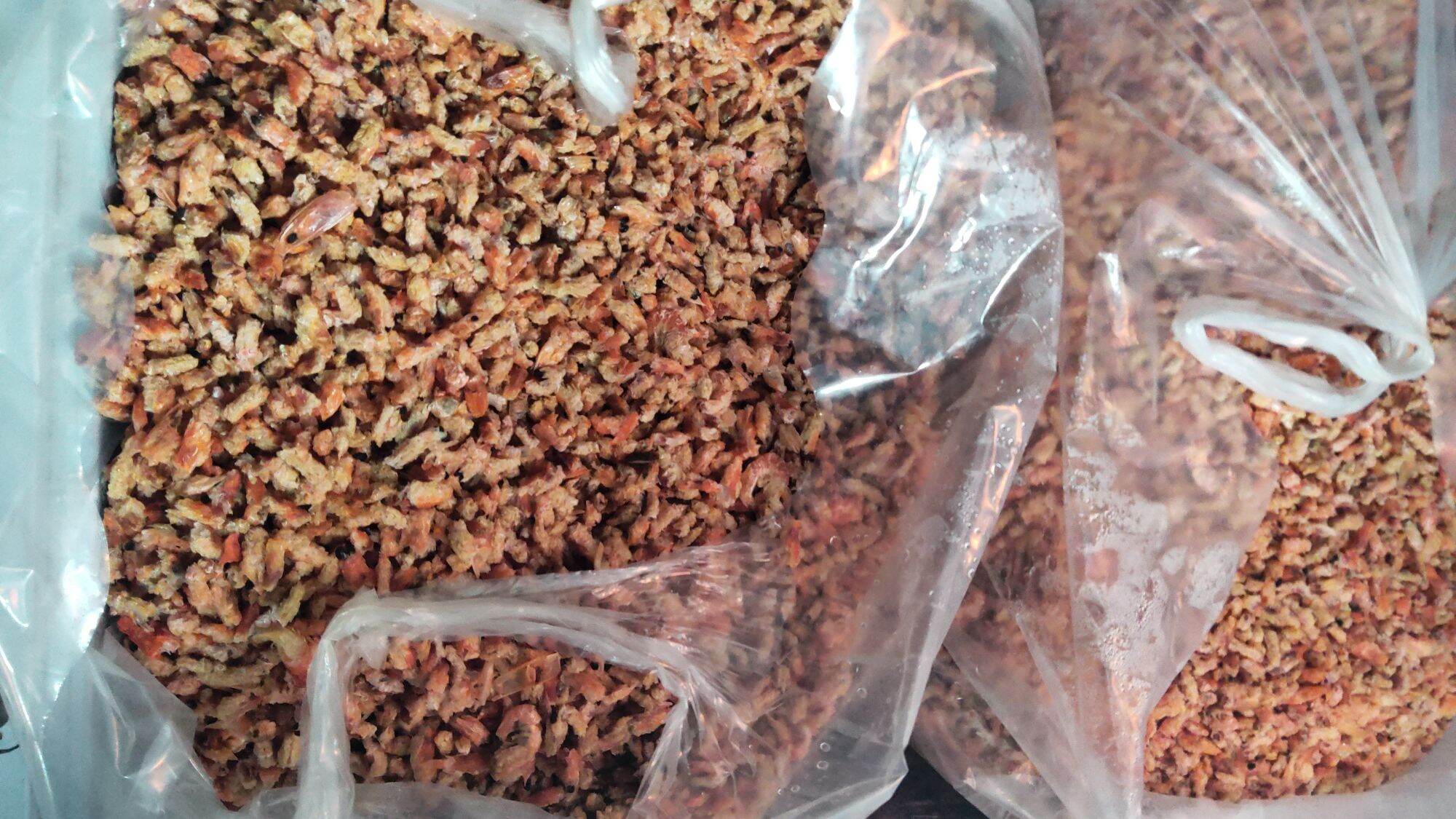 1kg Đầu tôm khô, làm sạch không bụi