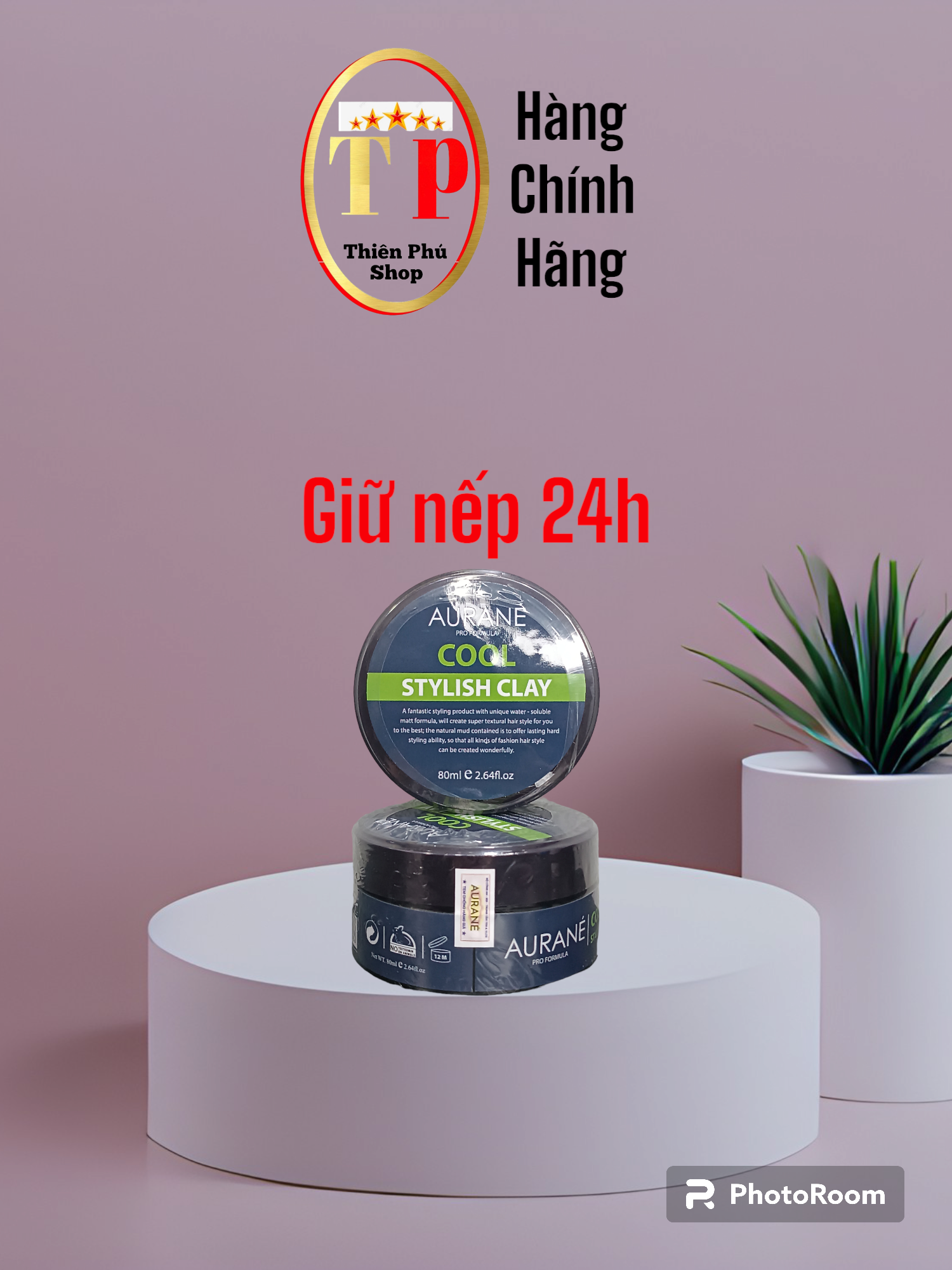 SÁP WAS VUỐT TÓC TẠO KIỂU AURANE CLAY