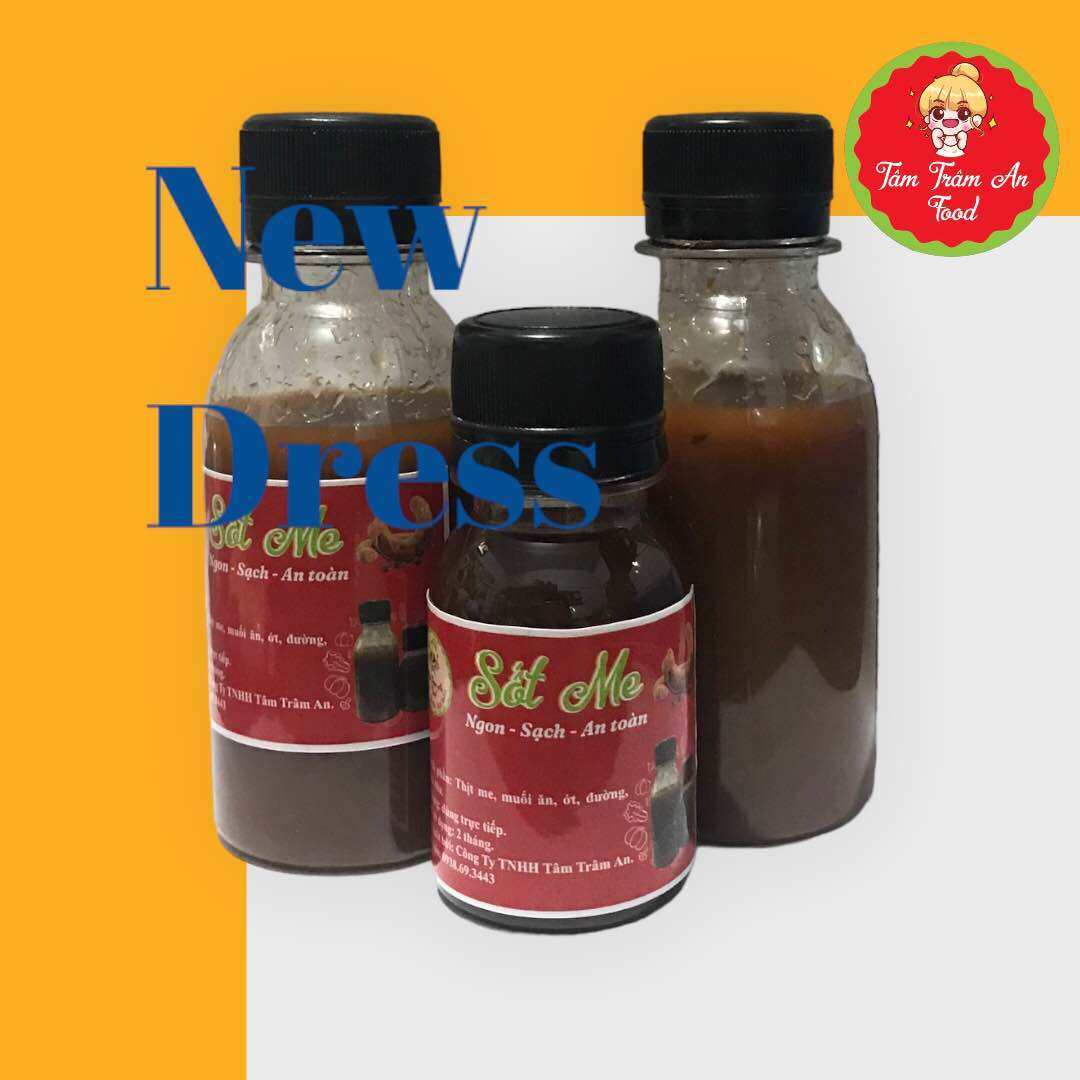 Sốt Me Chấm Bánh Tráng 100ml ~140g ( chua cay ngọt)