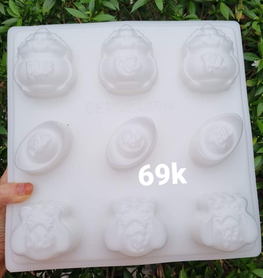 Khuôn nhựa vỉ 9 thỏi vàng túi tiền hũ vàng