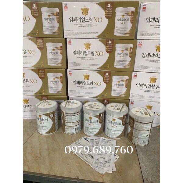 Sale Sữa XO nội địa Hàn Quốc ,số 3,số 4 mẫu mới 800g