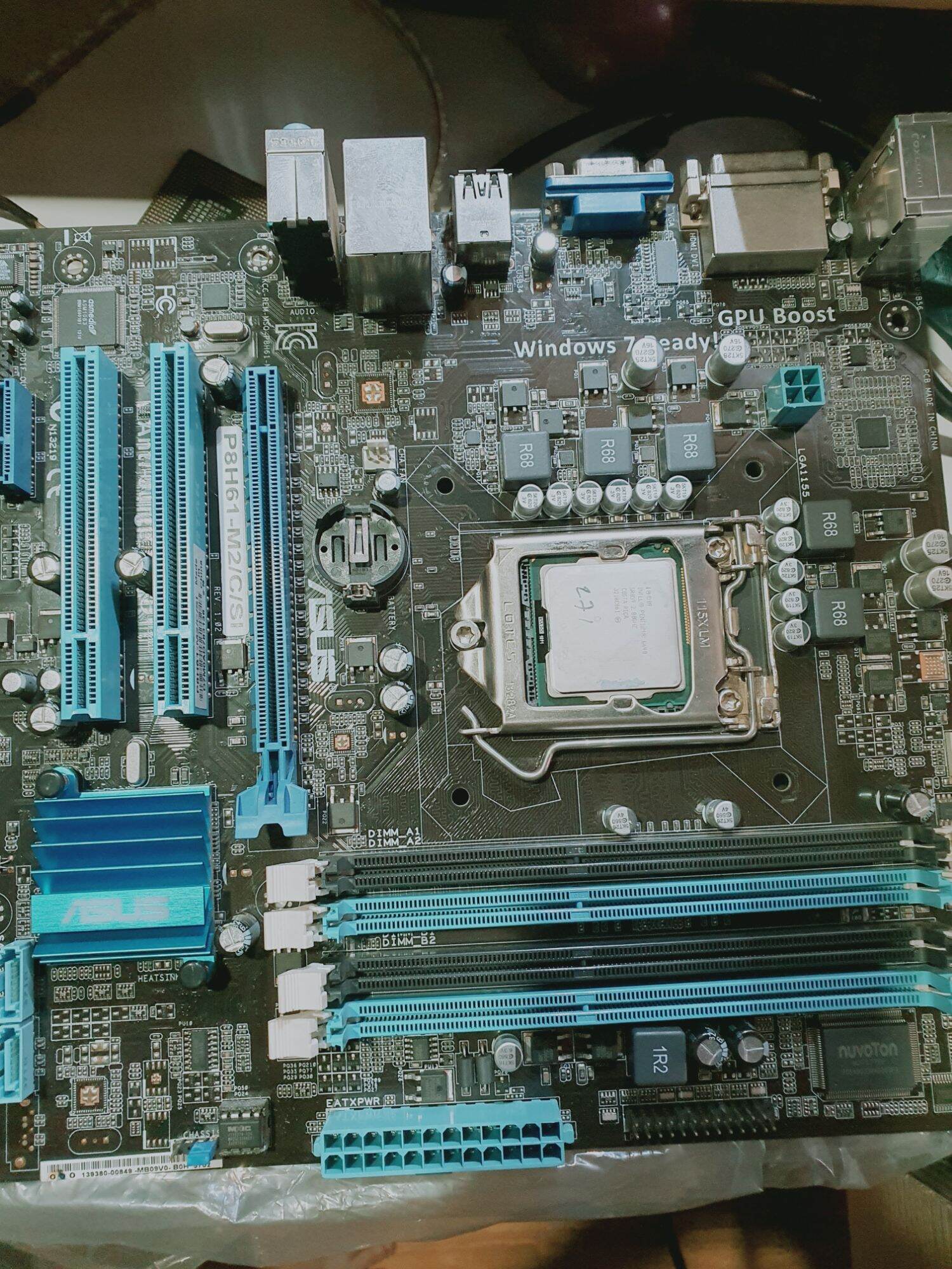 Main asus h61 m2/c/si cũ hoạt động tốt