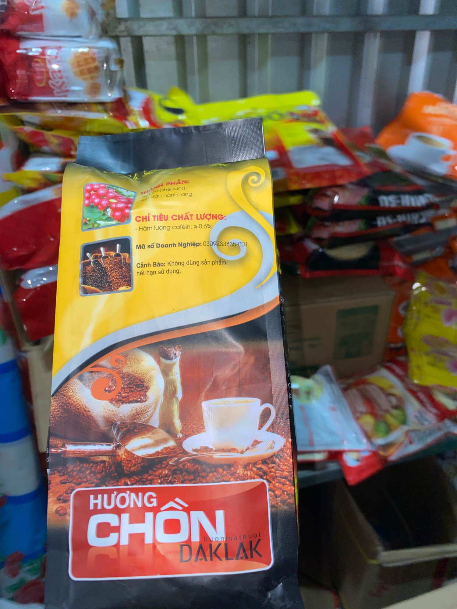 CAFE PHA PHIN NGUYÊN HUY CHỒN 500g