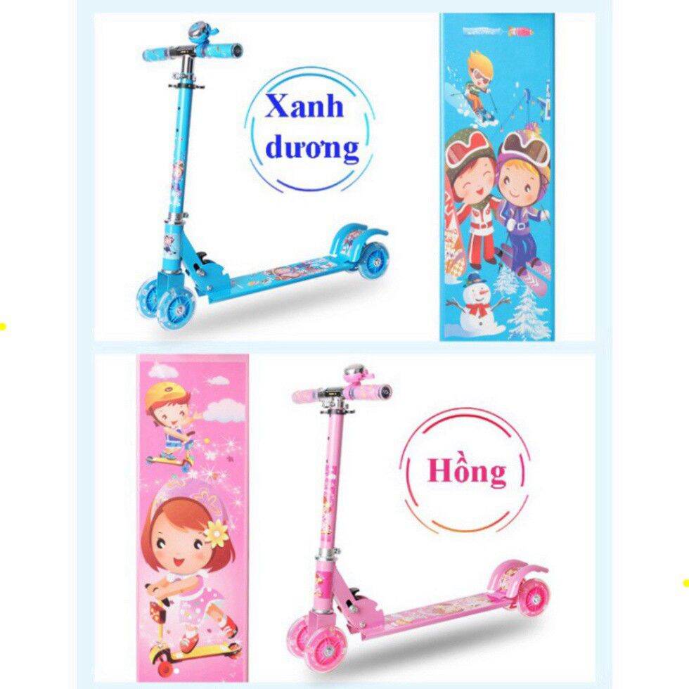 XE 3 BÁNH SCOOTER PHÁT SÁNG CHO BÉ