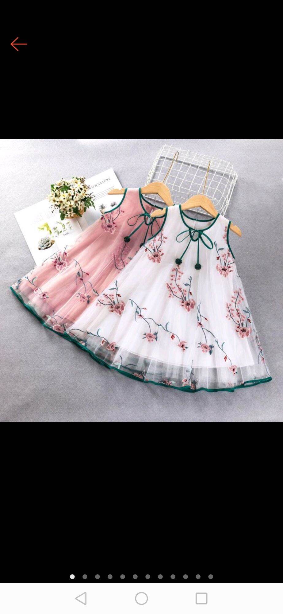 Váy ren sát nách cho bé gái (12-27kg) (N00524)