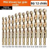 LASH | Bộ Mũi Khoan Lục Giác Thẳng Độ Cứng Cao Inox Đặc Biệt Cho Khoan