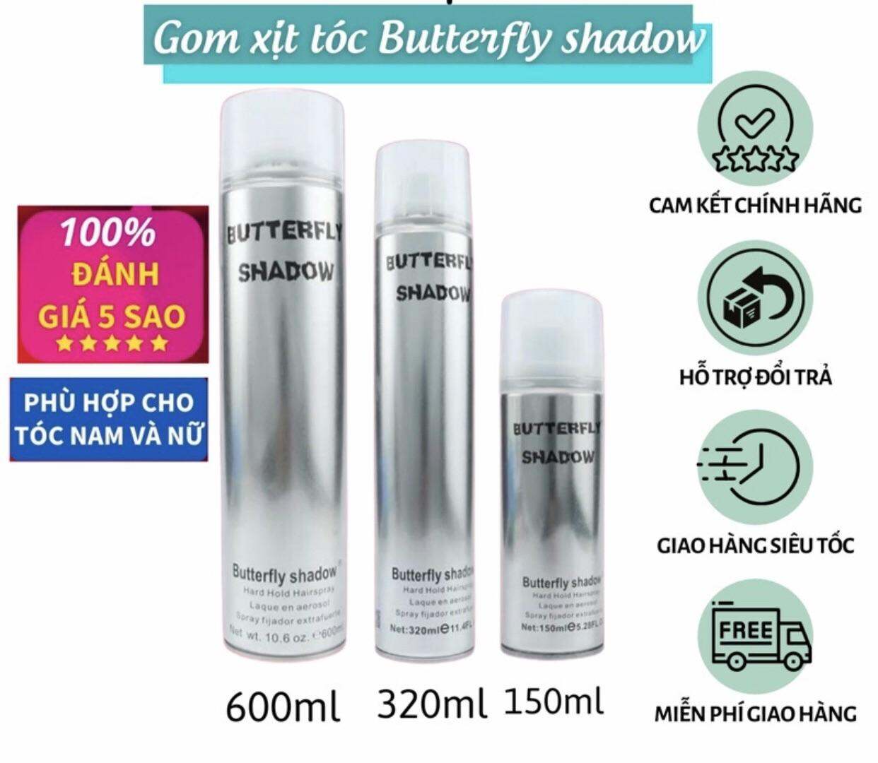 Gôm Xịt Tóc Keo Xịt Tóc Nam Nữ  Butterfly Shadow - Cao Cấp Công Nghệ Nhật Bản