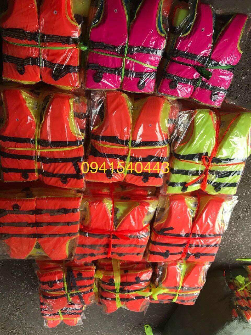 Áo phao bơi cứu sinh trẻ em và người lớn