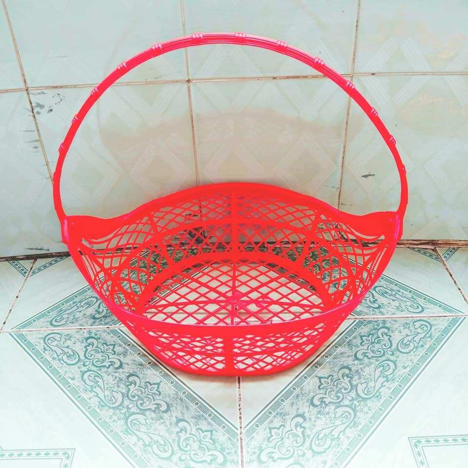 Lố 10 chiếc giỏ quà nhựa