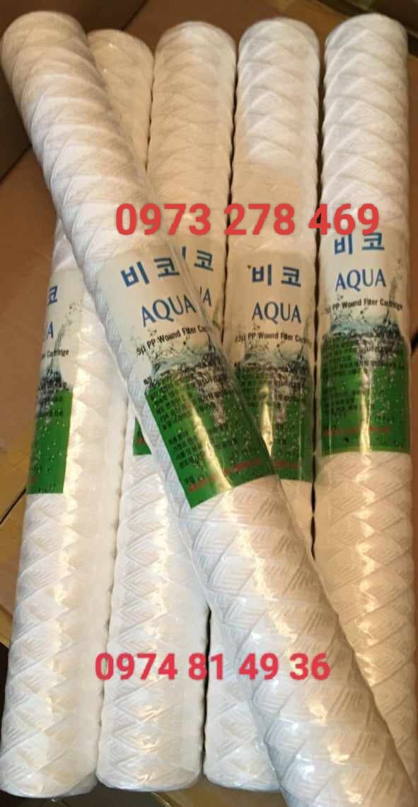 Combo 6 lõi lọc sợi quấn 20inch Hàn Quốc