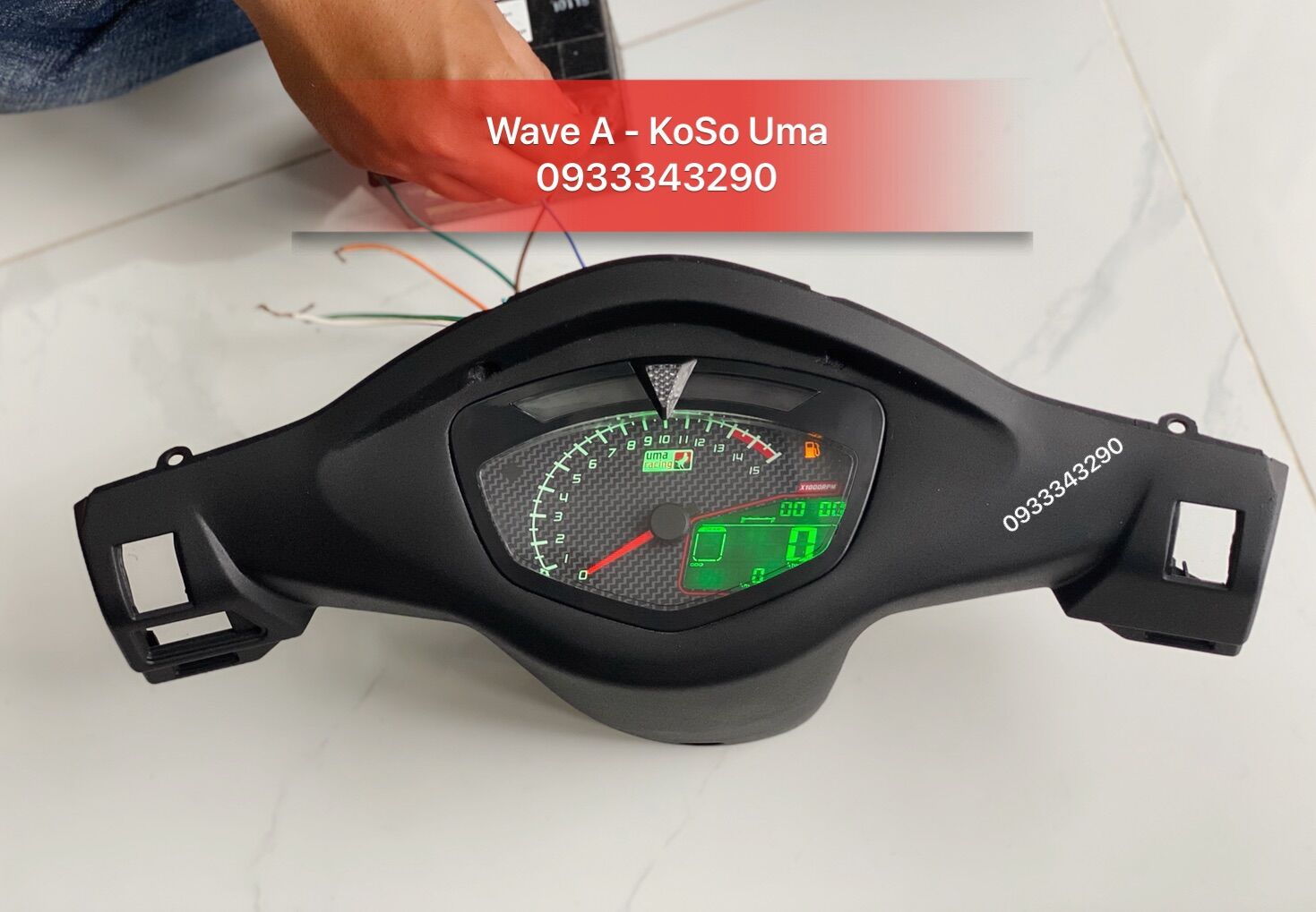 Trọn Bộ Wave RS ( Alpha , S100 ) Chế Đồng Hồ KoSo Uma 2010