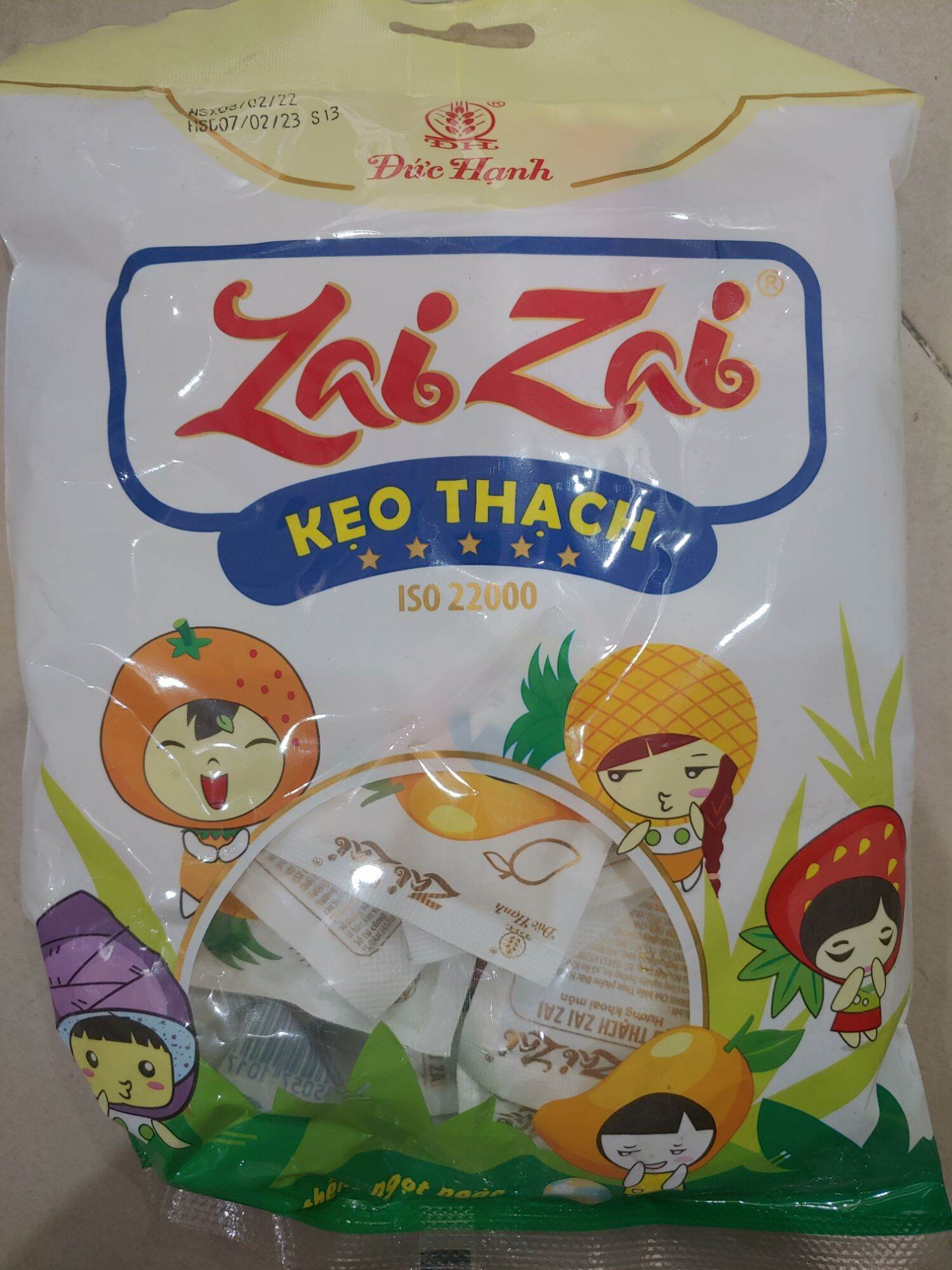 Thạch zai zai vuông 350g