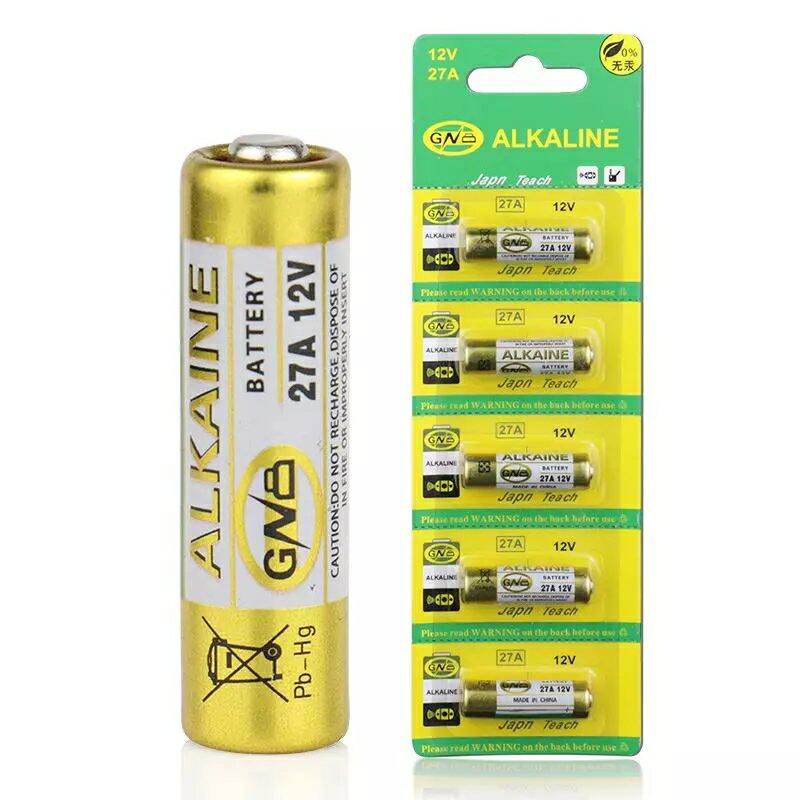 Vỉ 5 viên pin 12v A23 thay khiển cửa cuốn , pin chuông cửa