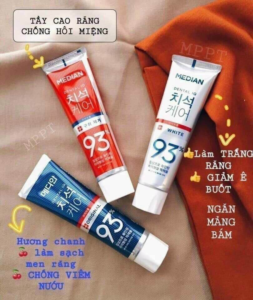 Kem đánh răng median 93% hàn quốc tuýp 120g