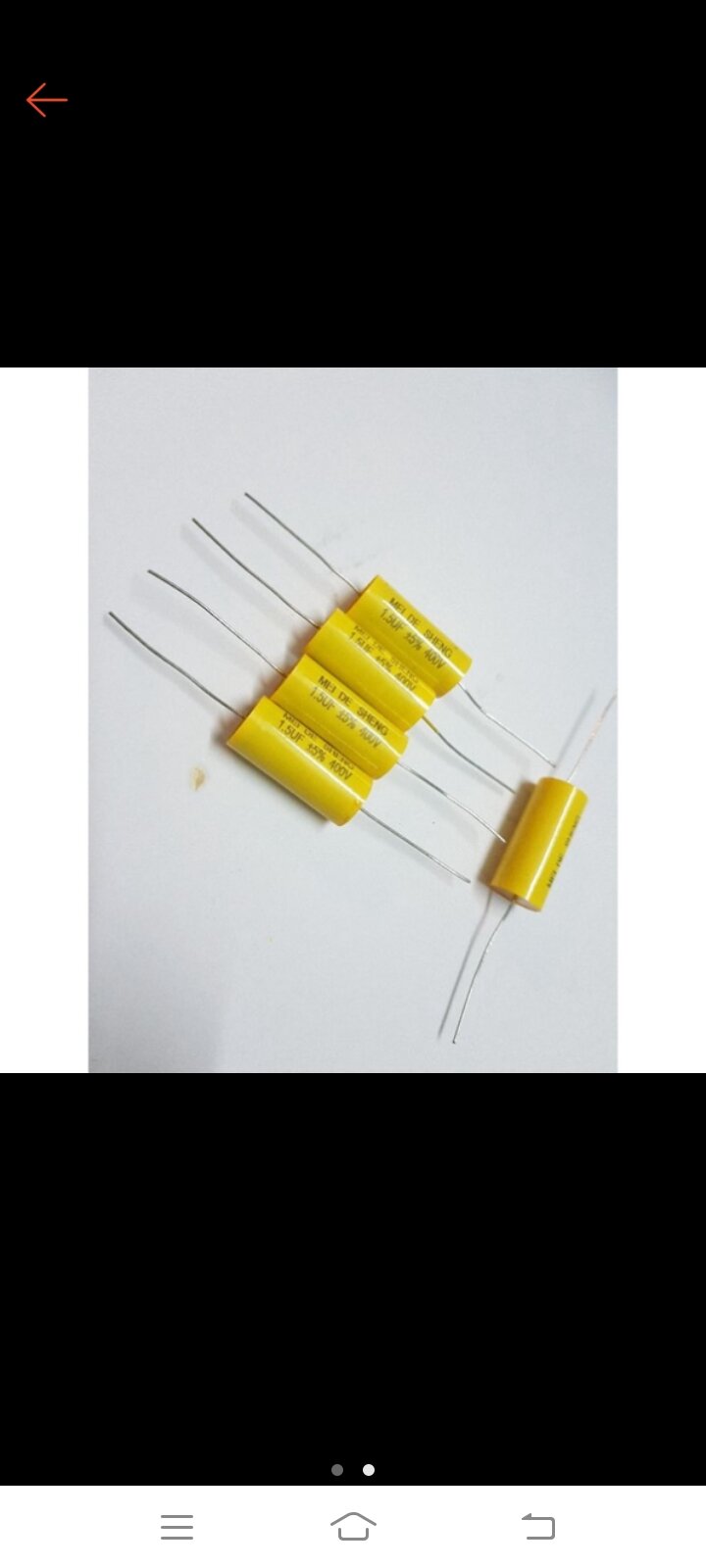 Tụ loa phân tần tụ loa cản bass 1.5 uf