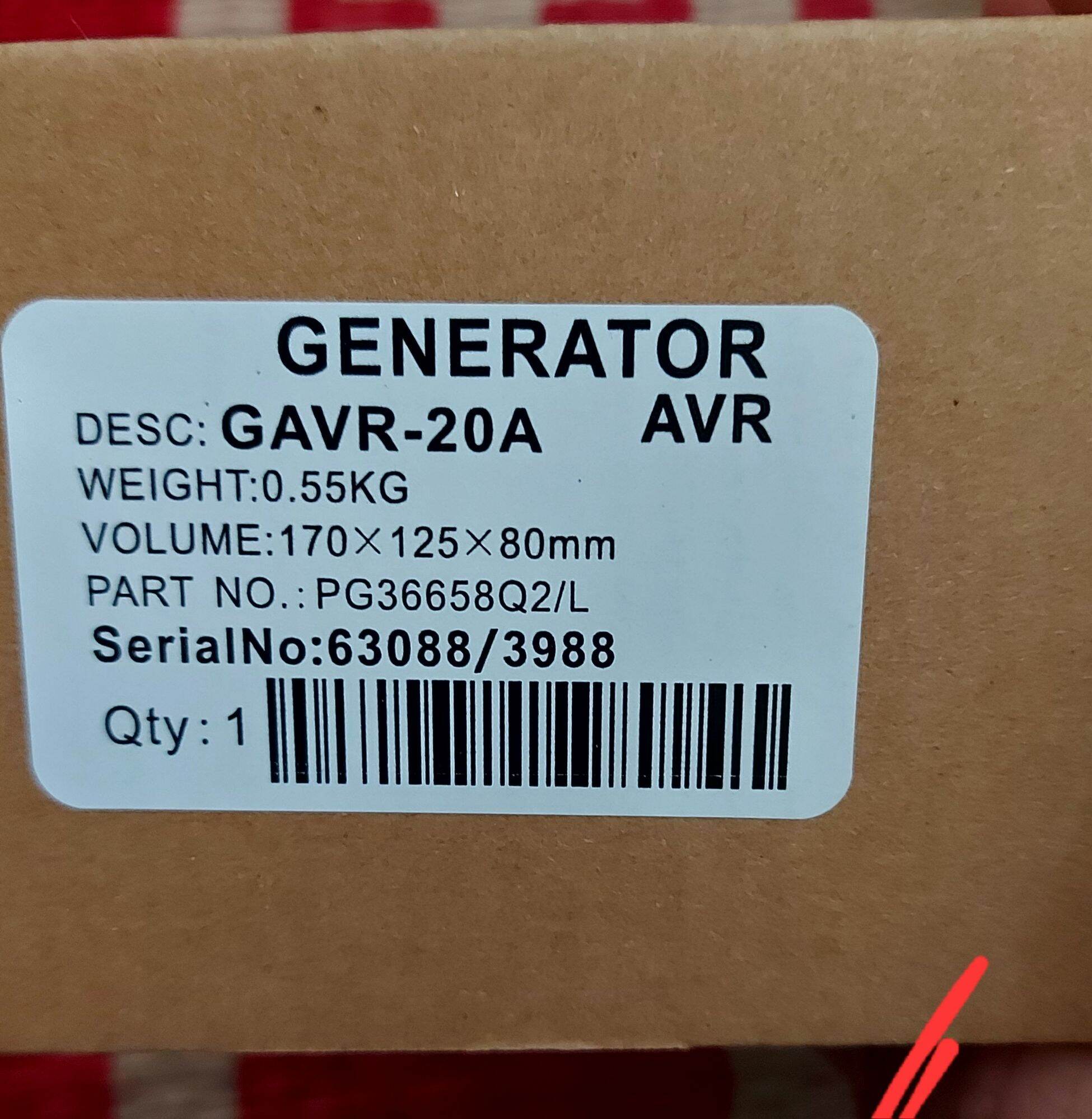 Bộ điều chỉnh điện áp AVR 20A