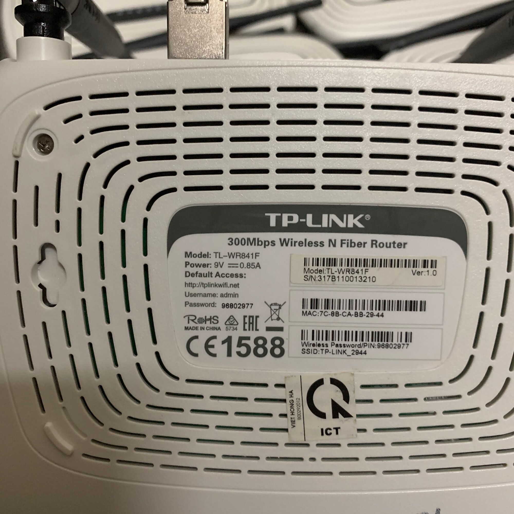 Combo 10 bộ phát wifi Tp-link TL-WR841F 300Mbps