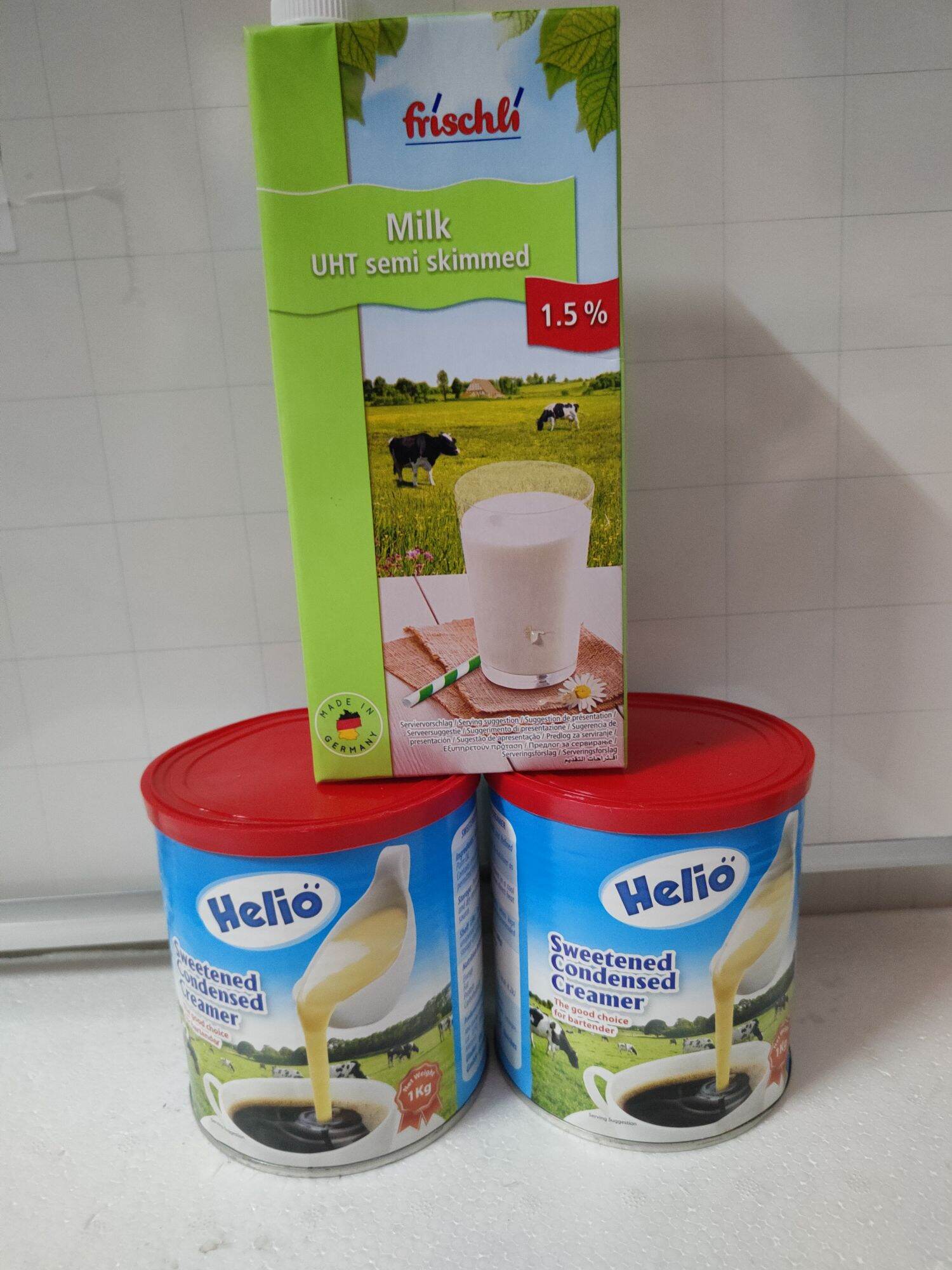 Combo 2 sữa đặc helio + 1l sữa tươi