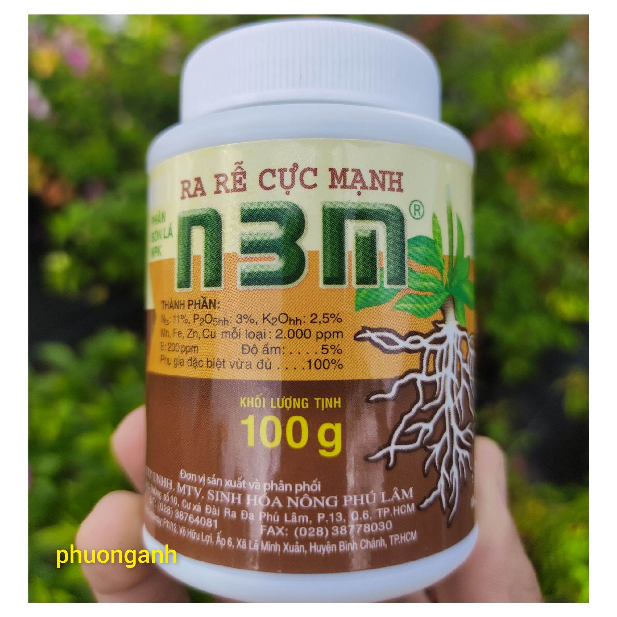 Kích thích ra rễ cực mạnh N3M, hộp 100g dạng bột.