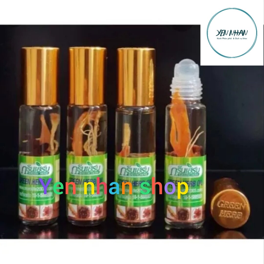 dầu lăn sâm thái lan 10ml (mẫu mới 2022) gảm đau nhứt chân tay