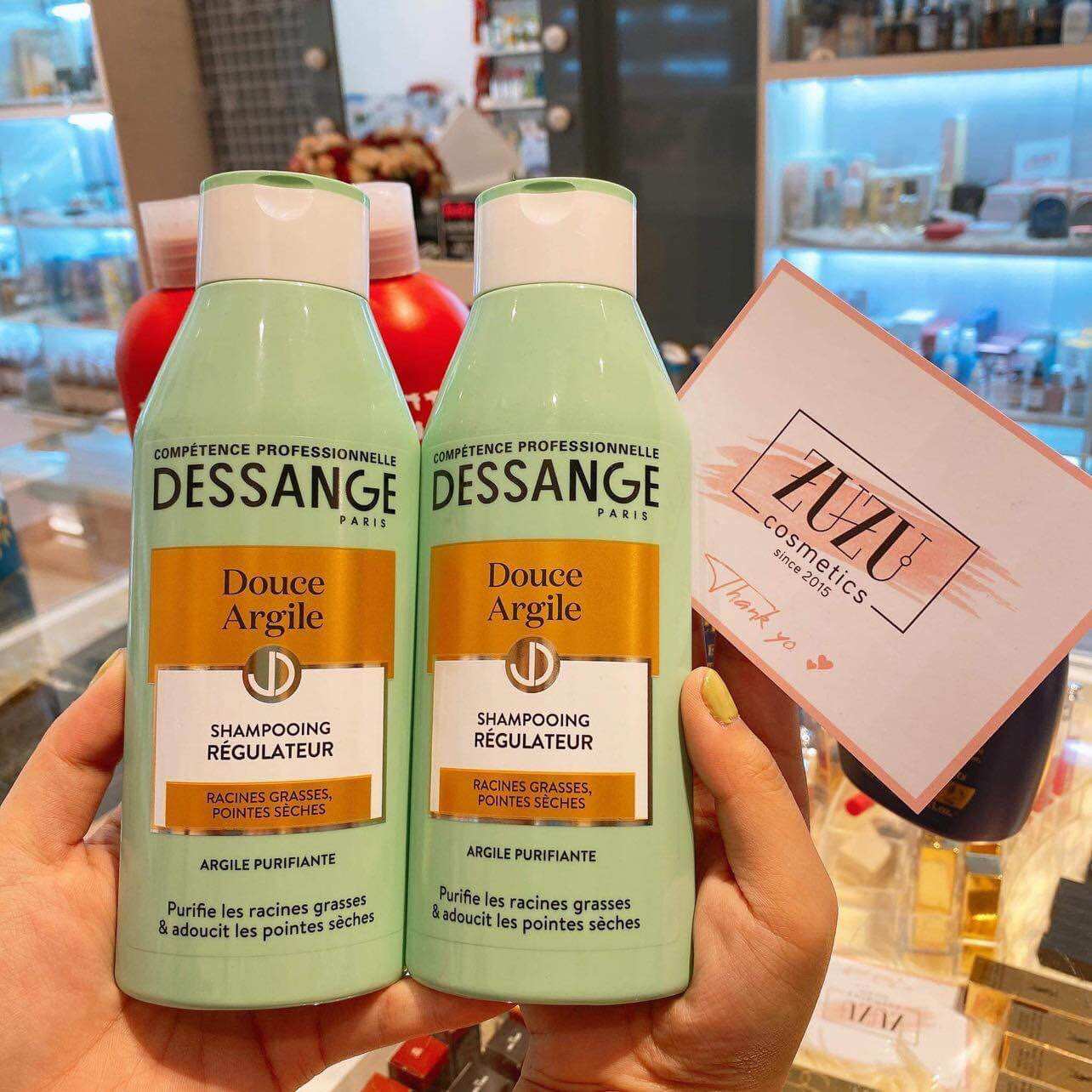 DẦU GỘI PHÁP DESSANGE DOUCE ARGILE cho tóc dầu
