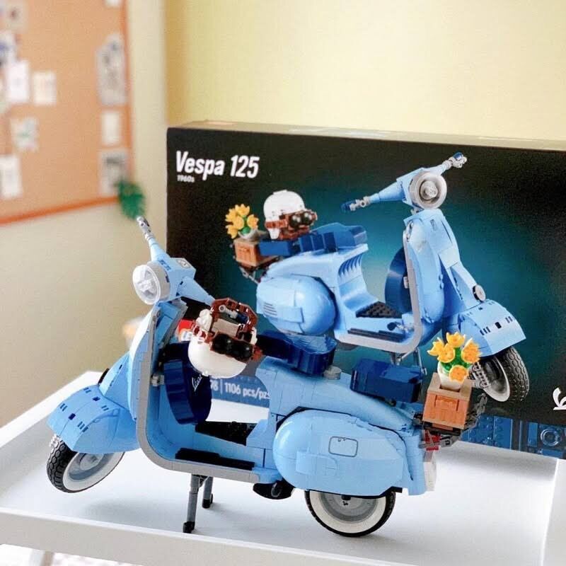 Xếp Hình Leji 9936 ( Xe Vespa 125 Bản Ý 1106 Mảnh )