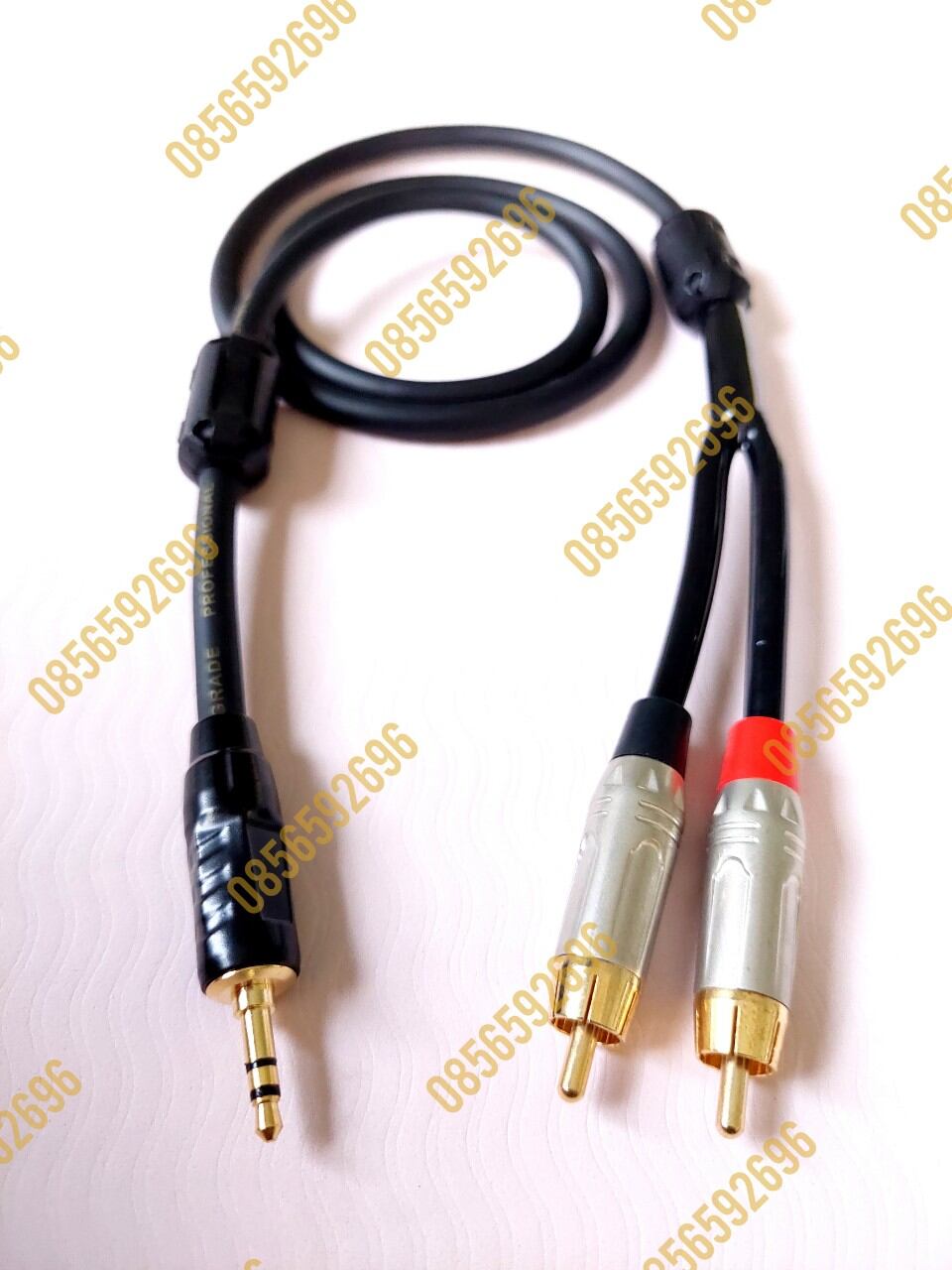 Dây tín hiệu jack 3.5mm-2 đầu bông sen av, dài 3m