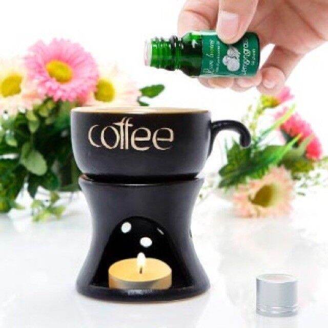 Bếp đun nóng cafe + Cốc ( Shop tặng thêm 1 Nến)