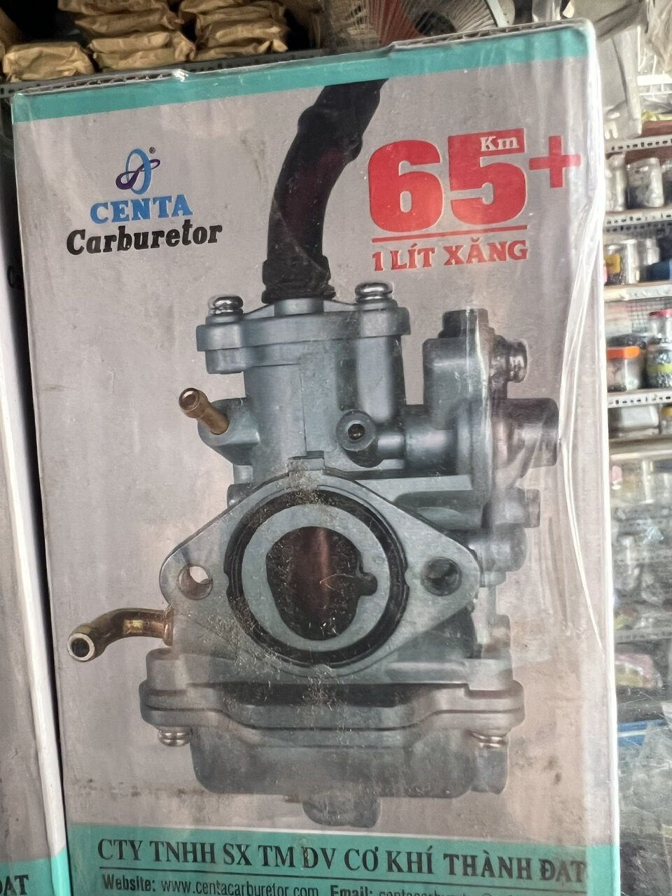 Bình xăng con CENTA cho sirius xăng cơ
