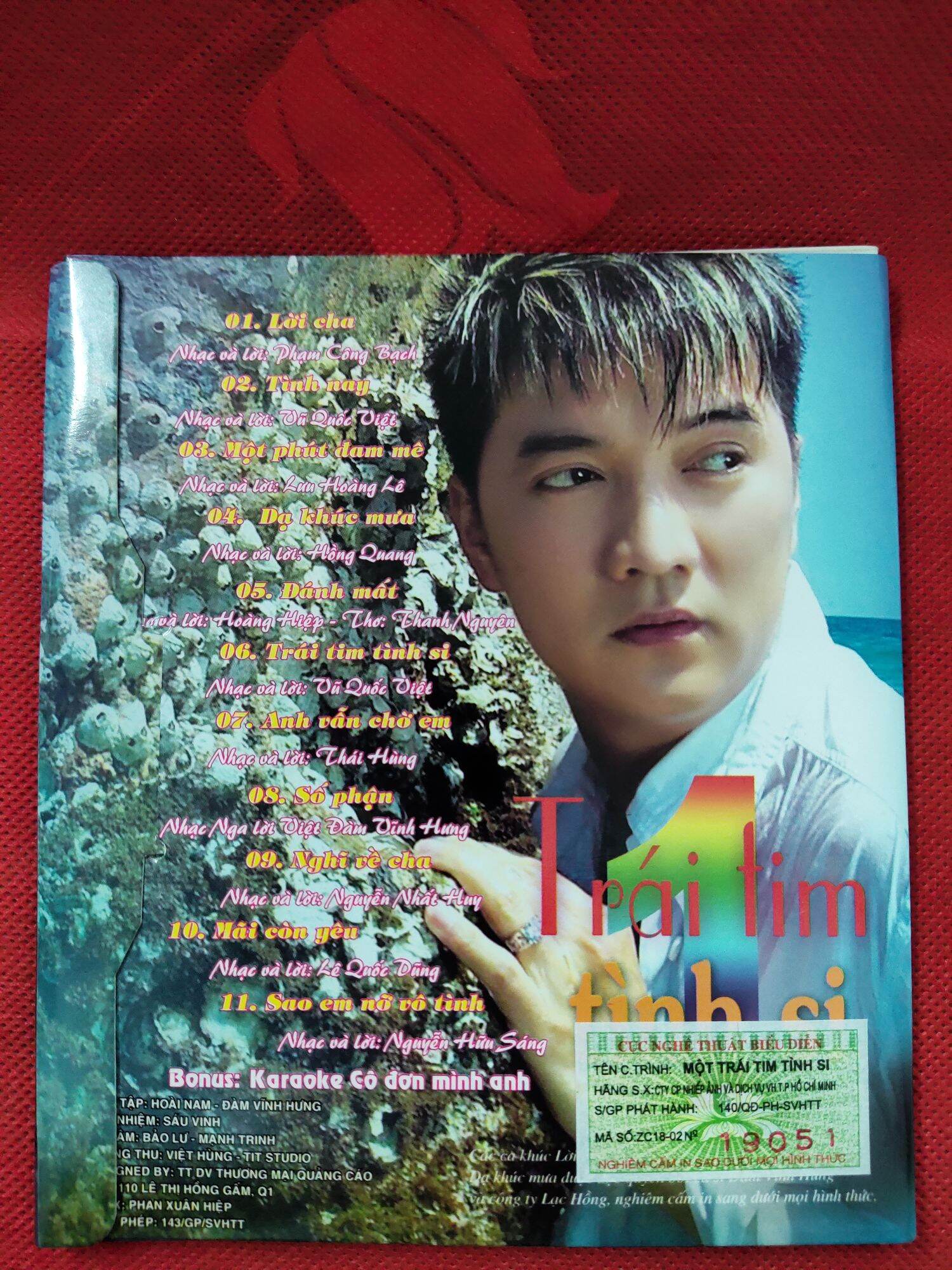 CD - Đàm Vĩnh Hưng vol.3 - Một trái tim tình si
