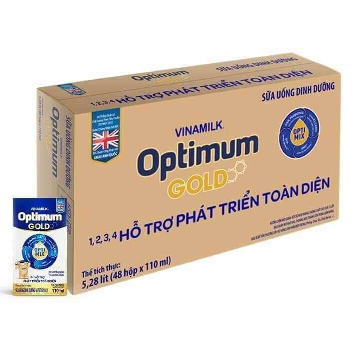Sữa bột pha sẵn Optimum Gold hộp 110ml48 hộp